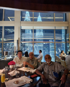 DINNER AT THE GRAND HAYAT WITH TAN SRI SYED AND CHRIS